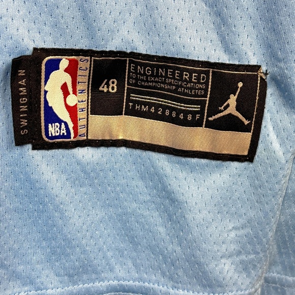 Swingman Authentics NBA Jersey Sz 48 Memphis Grizzlies # 12 Ja Morant Blue - Picture 7 of 8